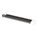 24 Port Modular Patch Panel with Built-in Cable Management